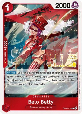 Belo Betty (Judge Pack Vol. 3), One Piece Promotion Cards