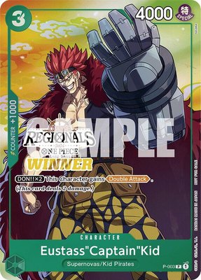 Eustass"Captain"Kid (Online Regional 2024 Vol. 2) [Winner], One Piece Promotion Cards