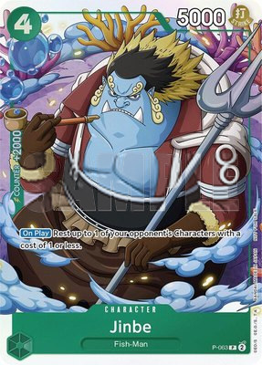 Jinbe (Event Pack Vol. 4), One Piece Promotion Cards
