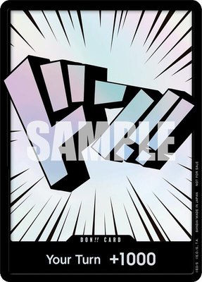 DON!! Card (3D Text), One Piece Promotion Cards