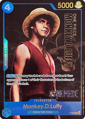 Monkey.D.Luffy (055) (Premium Card Collection -Live Action Edition-), One Piece Promotion Cards