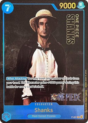 Shanks (Premium Card Collection -Live Action Edition-), One Piece Promotion Cards