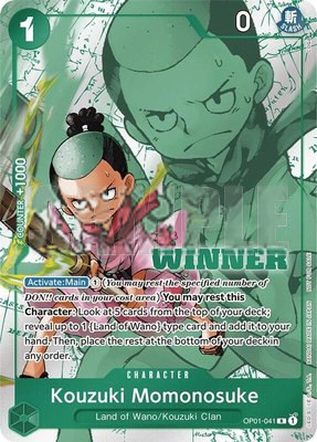 Kouzuki Momonosuke (Winner Pack Vol. 7), One Piece Promotion Cards