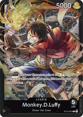 Monkey.D.Luffy (001), Starter Deck 14: 3D2Y