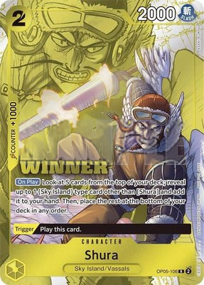 Shura (Winner Pack Vol. 7), One Piece Promotion Cards