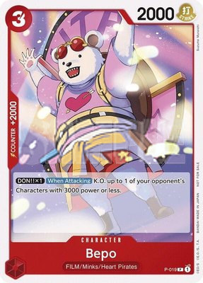 Bepo (Tournament Pack Vol. 7), One Piece Promotion Cards