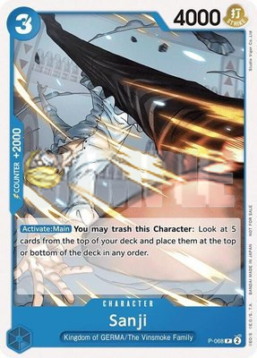 Sanji (Pirates Party Vol. 7), One Piece Promotion Cards