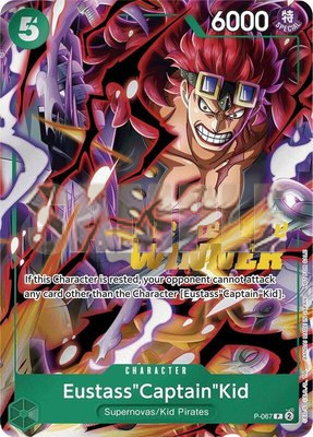 Eustass"Captain"Kid (OP-07 Pre-Release Tournament) [Winner], One Piece Promotion Cards