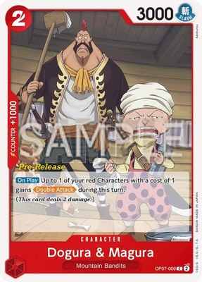Dogura & Magura, 500 Years in the Future Pre-Release Cards