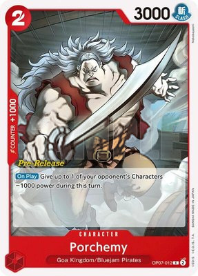 Porchemy, 500 Years in the Future Pre-Release Cards