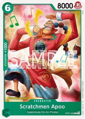 Scratchmen Apoo, 500 Years in the Future Pre-Release Cards