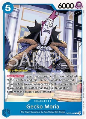 Gecko Moria (042), 500 Years in the Future Pre-Release Cards