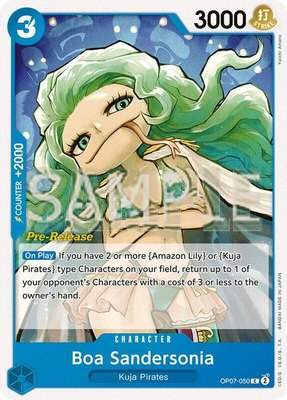 Boa Sandersonia, 500 Years in the Future Pre-Release Cards
