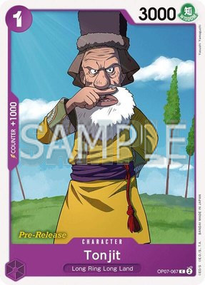 Tonjit, 500 Years in the Future Pre-Release Cards
