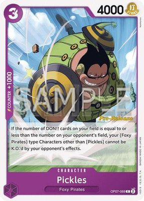 Pickles, 500 Years in the Future Pre-Release Cards