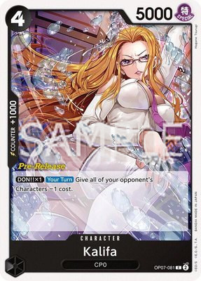 Kalifa, 500 Years in the Future Pre-Release Cards
