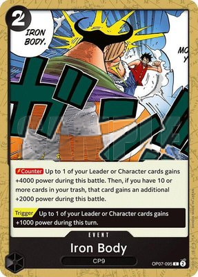 Iron Body, 500 Years in the Future Pre-Release Cards