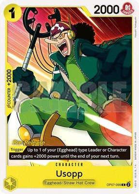 Usopp, 500 Years in the Future Pre-Release Cards