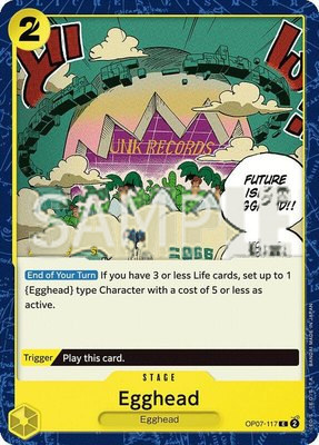 Egghead, 500 Years in the Future Pre-Release Cards