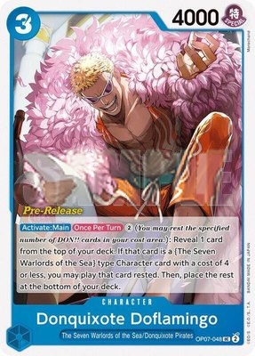 Donquixote Doflamingo, 500 Years in the Future Pre-Release Cards