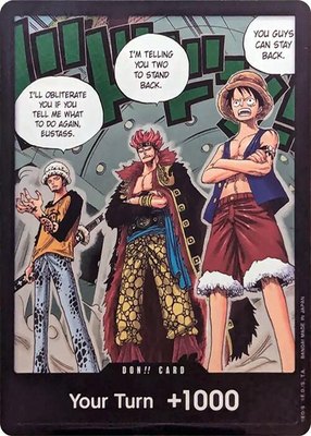 DON!! Card (Trafalgar Law, Eustass Kid and Monkey.D.Luffy) (Double Pack Set Vol. 4), 500 Years in the Future