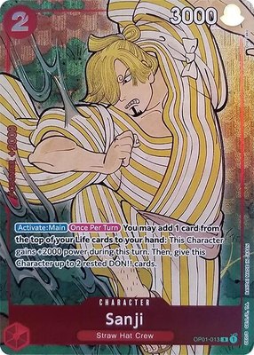 Sanji (English Version 1st Anniversary Set), One Piece Promotion Cards
