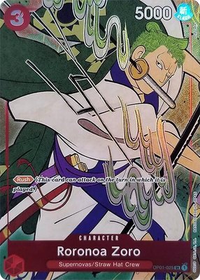 Roronoa Zoro (English Version 1st Anniversary Set), One Piece Promotion Cards