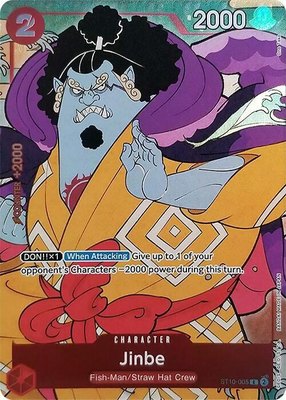 Jinbe (English Version 1st Anniversary Set), One Piece Promotion Cards
