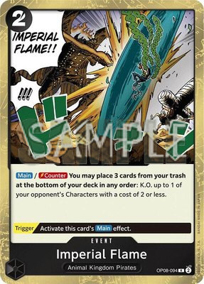 Imperial Flame, Two Legends