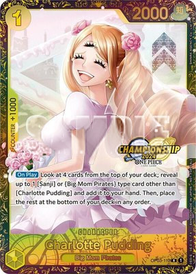 Charlotte Pudding (Championship 2024), One Piece Promotion Cards