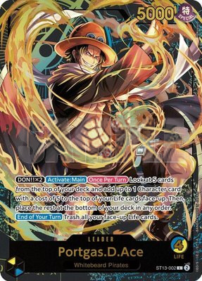 Portgas.D.Ace (Premium Card Collection -Leader Collection-), One Piece Promotion Cards