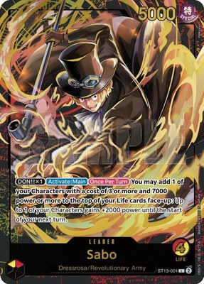 Sabo (Premium Card Collection -Leader Collection-), One Piece Promotion Cards