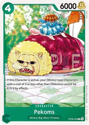 Pekoms, Two Legends Pre-Release Cards