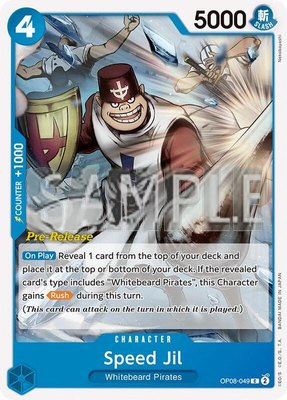 Speed Jil, Two Legends Pre-Release Cards