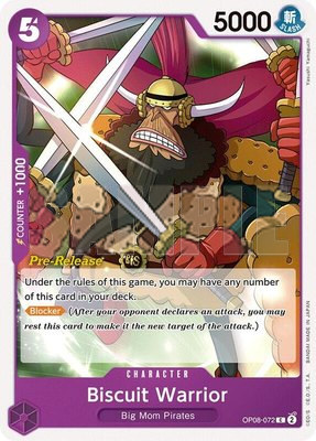 Biscuit Warrior, Two Legends Pre-Release Cards