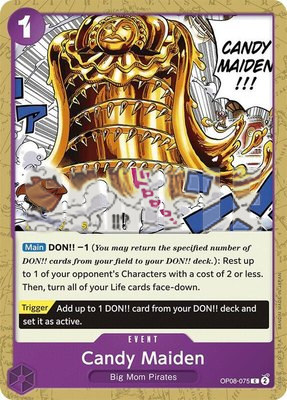 Candy Maiden, Two Legends Pre-Release Cards
