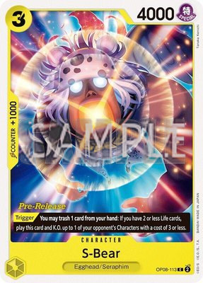 S-Bear, Two Legends Pre-Release Cards