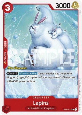 Lapins, Two Legends Pre-Release Cards