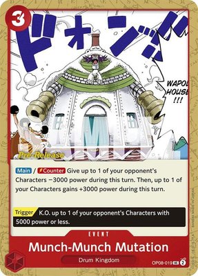 Munch-Munch Mutation, Two Legends Pre-Release Cards