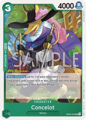 Concelot, Two Legends Pre-Release Cards