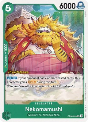 Nekomamushi, Two Legends Pre-Release Cards