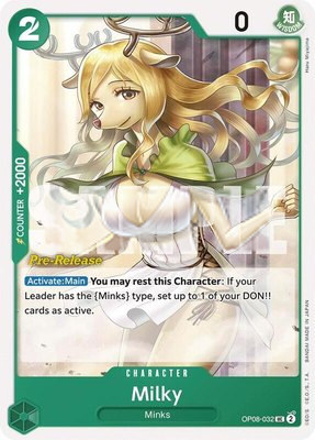 Milky, Two Legends Pre-Release Cards