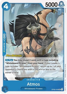 Atmos, Two Legends Pre-Release Cards