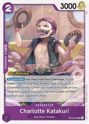 Charlotte Katakuri (062), Two Legends Pre-Release Cards