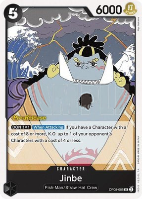 Jinbe, Two Legends Pre-Release Cards