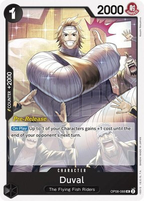 Duval, Two Legends Pre-Release Cards