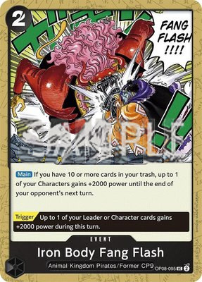 Iron Body Fang Flash, Two Legends Pre-Release Cards