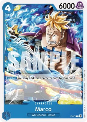 Marco (Two Legends Pre-Release), One Piece Promotion Cards