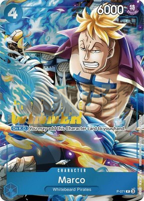Marco (Two Legends Pre-Release Winner), One Piece Promotion Cards