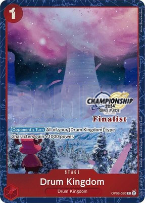 Drum Kingdom (Championship 2024 Finalist Card Set), One Piece Promotion Cards